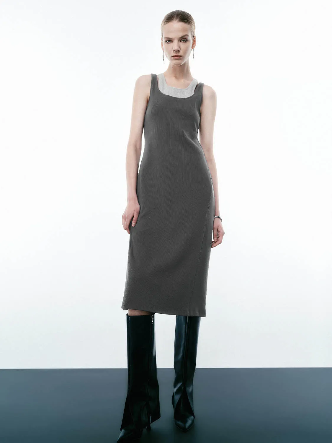 Wide Strap Straight Dresses