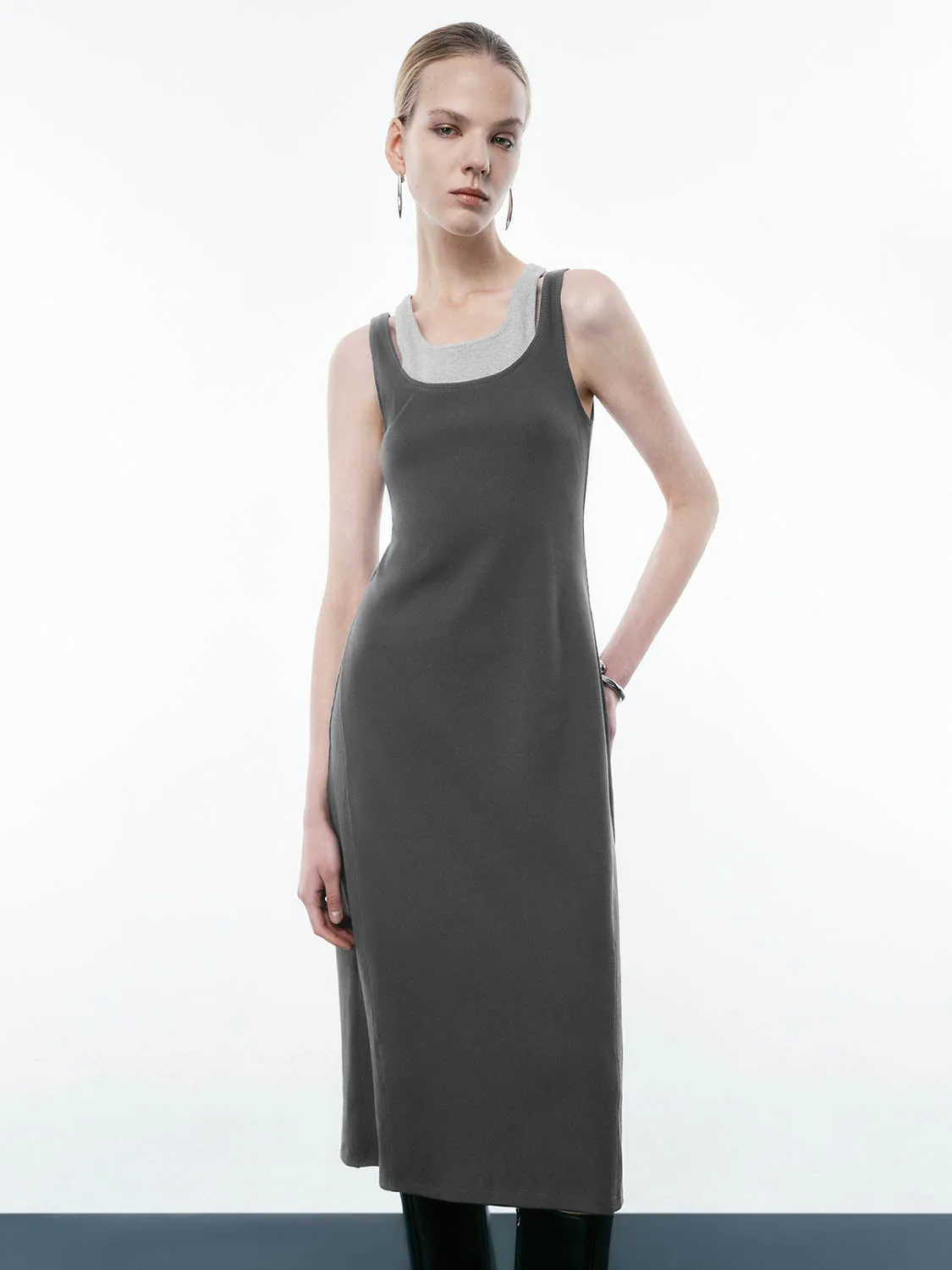 Wide Strap Straight Dresses