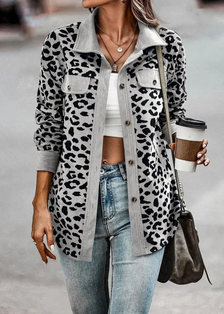 Women's Leopard Print Krystal Jacket