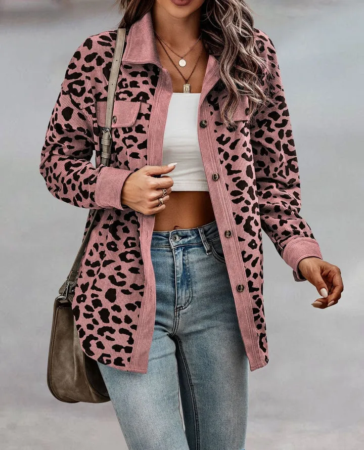 Women's Leopard Print Krystal Jacket