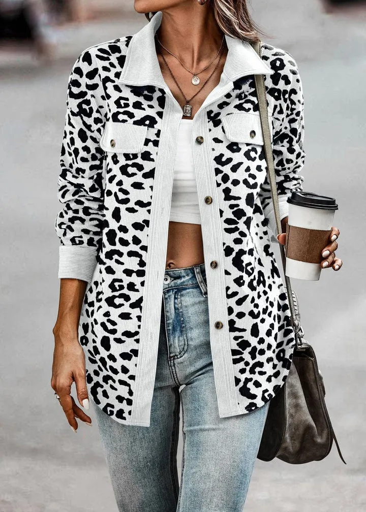 Women's Leopard Print Krystal Jacket
