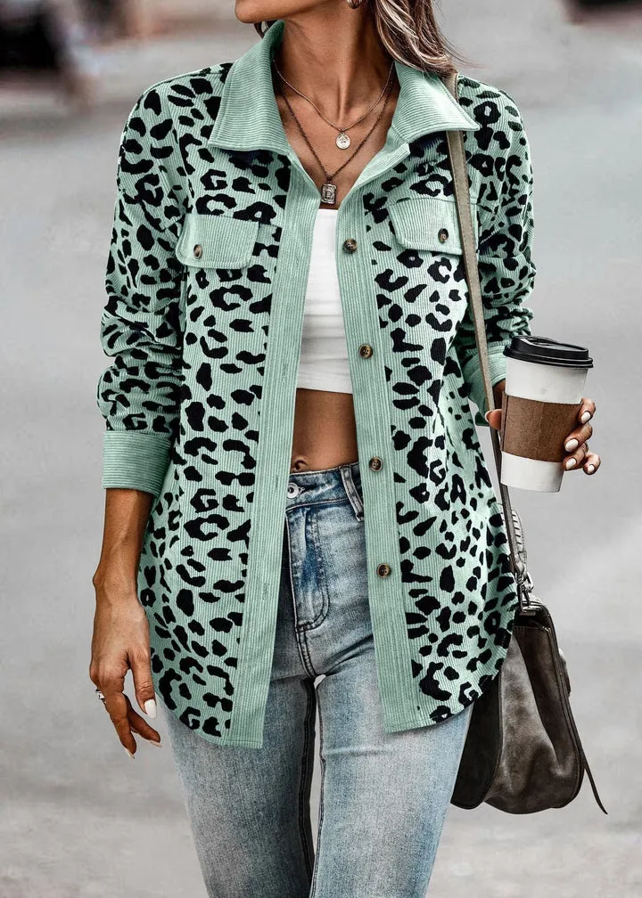 Women's Leopard Print Krystal Jacket