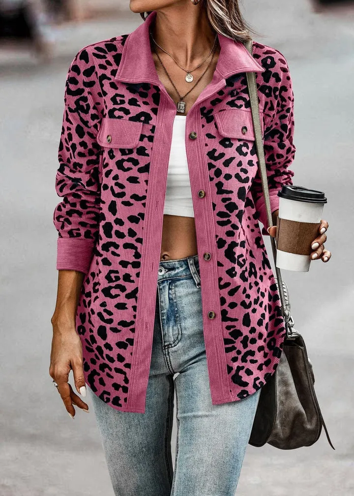 Women's Leopard Print Krystal Jacket