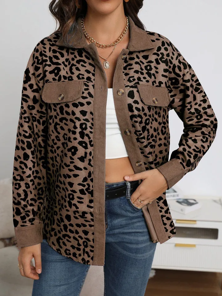 Women's Leopard Print Krystal Jacket