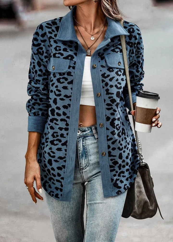 Women's Leopard Print Krystal Jacket
