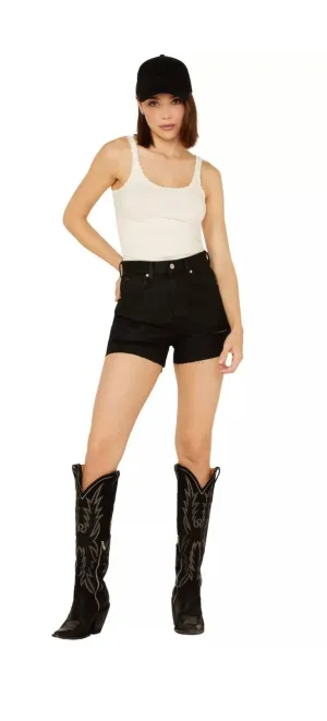 WRANGLER X FENDER WOMEN'S HIGH RISE FESTIVAL SHORTS