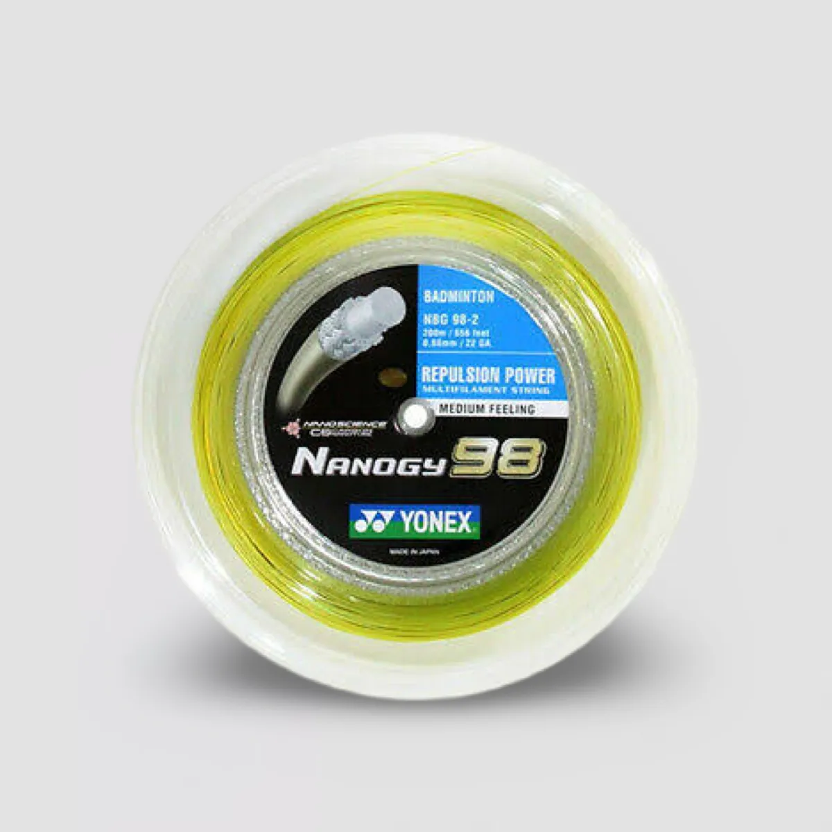 YONEX Nanogy 98 Badminton String (200m Coil)